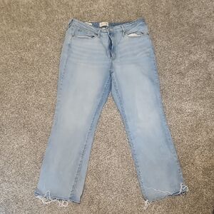 Universal Thread Blue Ankle Bootcut Jeans